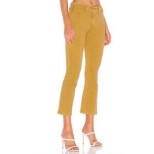 NWT Paige Colette Crop Flare Jeans Sz 26 Dandelion